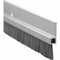 Yale Commercial Pemko Aluminum Meeting Stile W/ Nylon Insert 36"L x 1-3/8"W, Mill Aluminum 85571